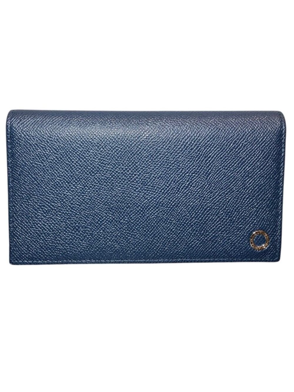 Bvlgari Man Flap Wallet Bifold Leather